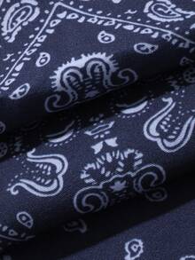 DAZY 女士全印花吊带背心和阔腿裤休闲两件套 - 藍色 - 查看 9