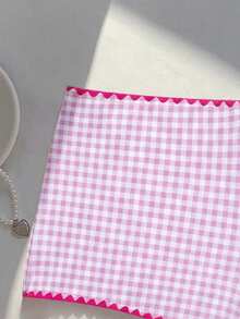 Elavelle 女士印花贝壳钩边泳裤，春夏款 - 彩色 - 查看 5