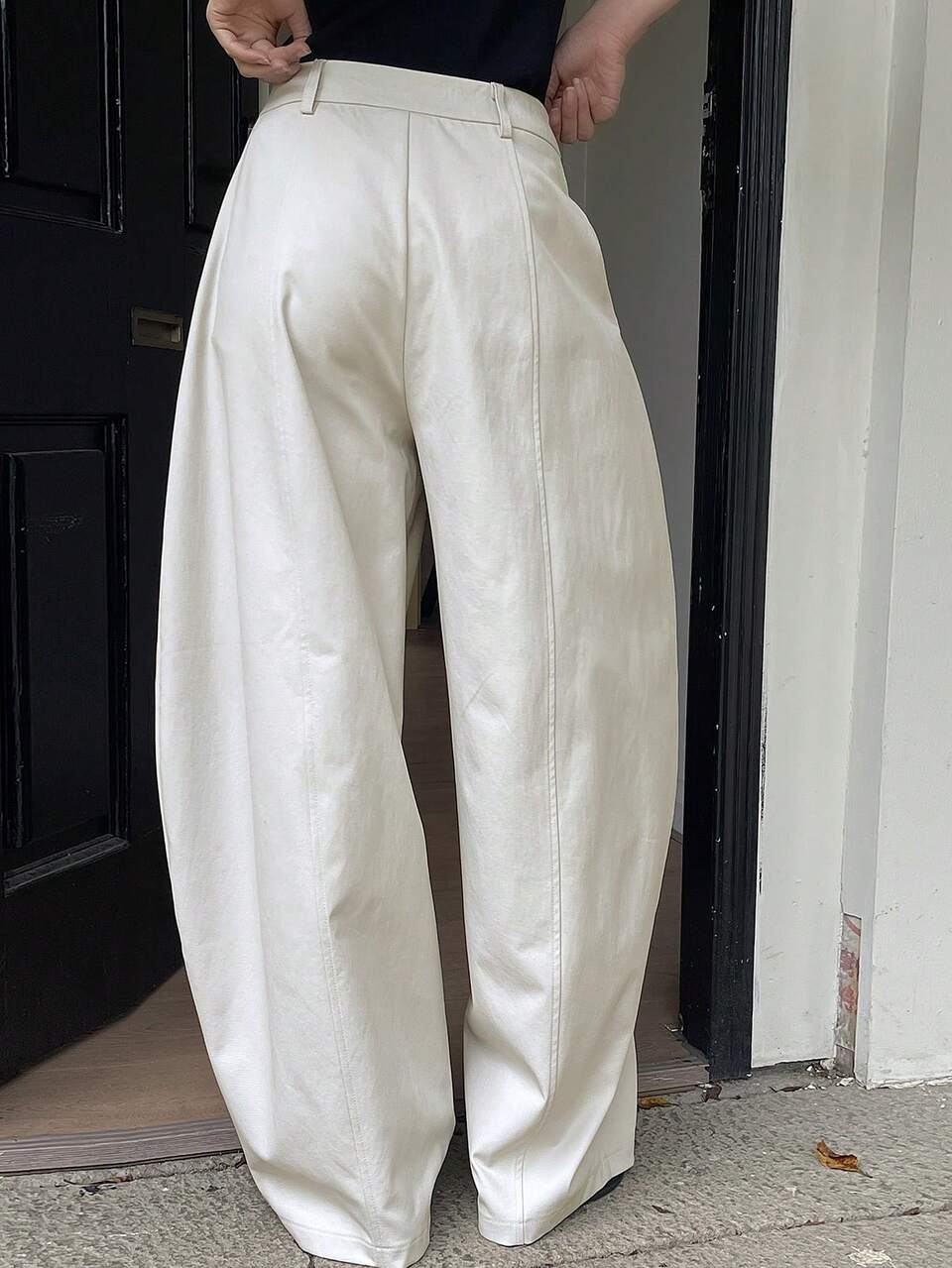Women's Loose Harem Pants, Casual Street Style Vacation Trousers, Solid Color, Summer