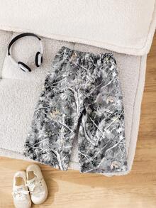 Bubblio 男婴休闲运动可爱日常舒适街头印花直筒裤，适合外出、上学、聚会，春夏秋冬四季皆宜。 - 彩色 - 查看 2