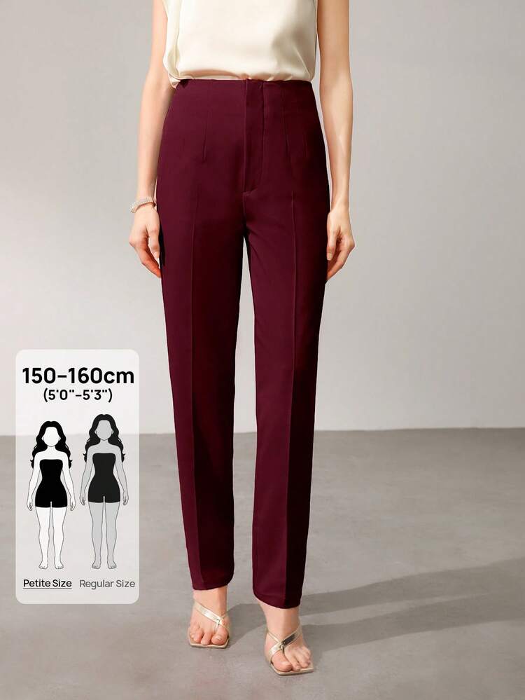 ELEGANT TAPERED ANKLE-LENGTH SUIT PANTS FOR COMMUTING, SPRING/SUMMER