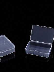 3/7/11 piezas, Caja de almacenamiento de cable de datos de plástico, Organizador de cargador, Gestión de cables de escritorio, Soporte para cable de carga, Contenedor transparente, Adecuado para uso doméstico y de oficina, No apto para cargadores grandes - Multicolor - Ver 7