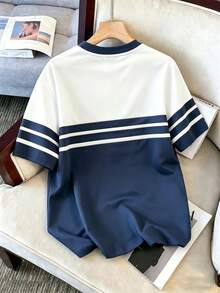 Manfinity Joysei Áo thun nam thời trang mùa hè, họa tiết hình vịt in trên cơ bụng, thích hợp mặc thường ngày. - Nhiều màu - Xem 2