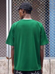 EVRINFINITE 男士休闲印花圆领短袖T恤 - 彩色 - 查看 2