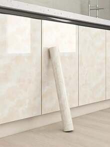 Marble Contact Paper For Countertops – Peel & Stick Self-Adhesive Vinyl – Beige Marble Wallpaper For Kitchen, Furniture, Tabletop - 1PC - View 8