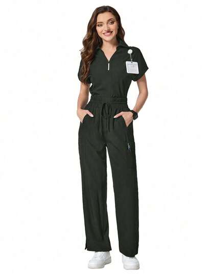 TaskEZ Damen Casual Hose mit Taschen, geeignet für den täglichen Gebrauch und Uniformen