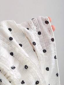Y2K Casual Resort Mini Skirt With Double-Layered Hem And Solid-Color Ruffle Trim - Apricot - View 6