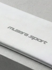 Musera Sport 1条时尚简约户外运动吸汗健身白色弹力女士头带 - 白色 - 查看 4
