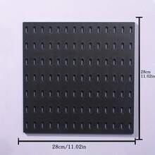 1pc Wall-Mounted Pegboard Shelf,Easy Installation,Thickened Wall Hanging Shelf,A Perfect Maximizing Solution For Your Bathroom, Kitchen, Living Room,Office - Multicolor - View 9