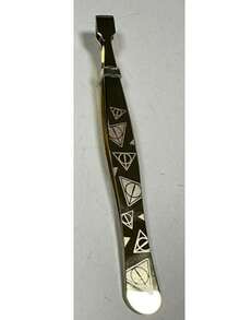 HARRY POTTER X SHEIN Wizard Themed Gold Eyelash Tweezers, Precision Curved & Straight Lash Applicator Tweezers For False Eyelashes, Professional Makeup Tool For Beauty & Fans, Single Or Set Available - Multicolor - View 9
