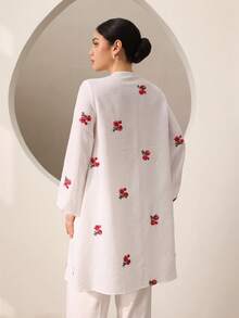 Graceveil Áo kiểu nữ dáng rộng, cổ tròn, thêu hoa, tôn dáng, thích hợp mặc thường ngày, họa tiết hoa, dành cho nữ. - Nhiều màu - Xem 8