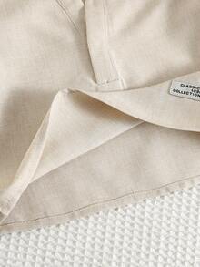 SHEIN 男婴夏季休闲衬衫短裤两件套 - 彩色 - 查看 5