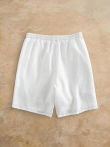 VENTUSAIL Herren Lässig Shorts, aprikotfarbene gewebte Shorts, geeignet für, Urlaub, Strand, Date, Sommeroutfit, Alltagskleidung, tolles Geschenk für Freund/Ehemann, Y2K, Herren Lässig - Aprikosenfarben - Übersicht 6