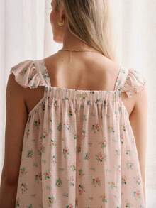Aralina Áo ngủ nữ kiểu dáng thường ngày, trang trí nơ khắp thân áo, thích hợp mặc hàng ngày. - Nhiều màu - Xem 6