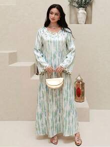 Yasmyna Kaftan & Jalabiya - Green - View 4