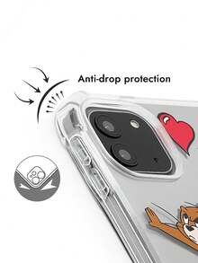TOM & JERRY X SHEIN Ốp bảo vệ máy tính bảng chống rơi dễ thương, phù hợp với iPad. - Nhiều màu - Xem 2