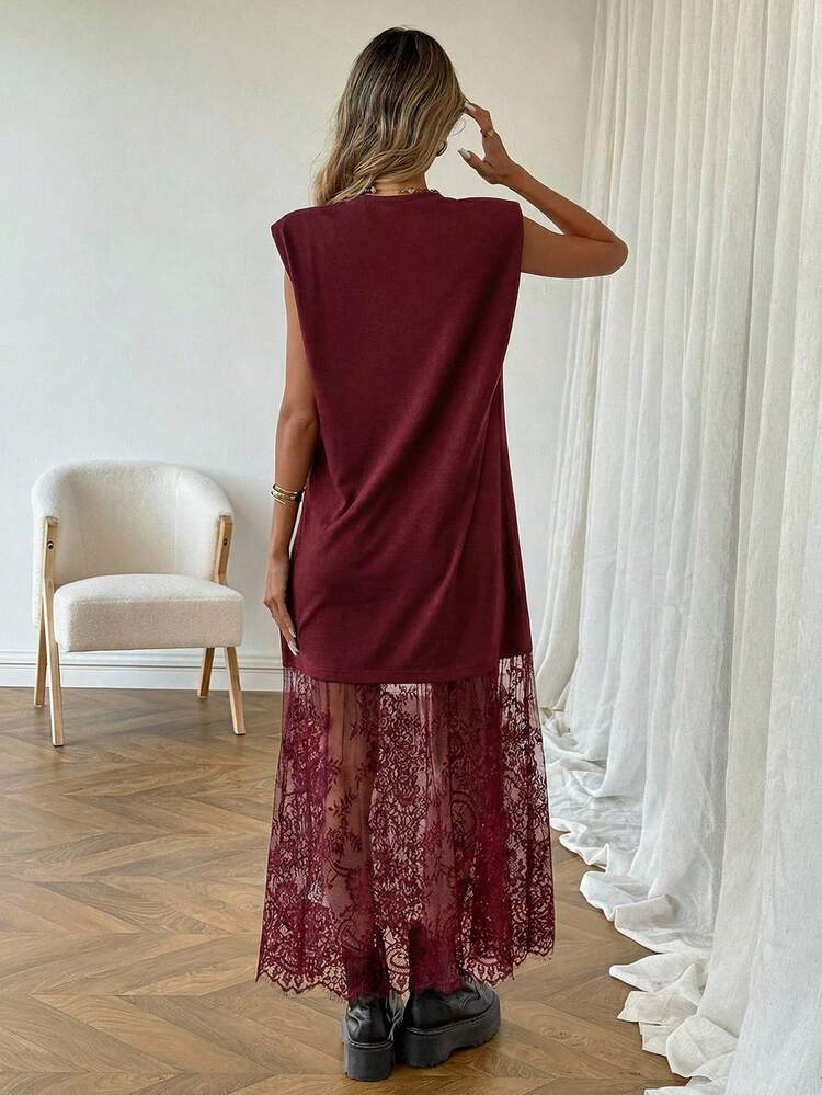 maroon boho maxi dress Maroon Hand-Beaded Handspun Cotton Boho Maxi Dress 36" / Regular (5'2"