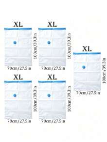 20/10/5 Piezas Bolsa de almacenamiento al vacío Bolsa de compresión de viaje Bolsa de compresión transparente Bolsa de almacenamiento de ropa de verano Bolsa de almacenamiento de PVC resistente al agua a prueba de insectos y moho - Multicolor - Ver 7