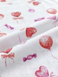 EURMUSE Cottnline söt godismönstrad avslappnad pyjamaset - Multifärgad - Visa 4