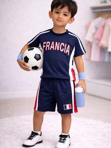 Set 2 piezas deportivo para niño - Azul Marino - Ver 2