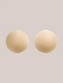 1 Cặp miếng độn ngực vô hình, không trơn trượt, không gây cộm cho nữ, thích hợp sử dụng hàng ngày. - Màu be - Xem 1