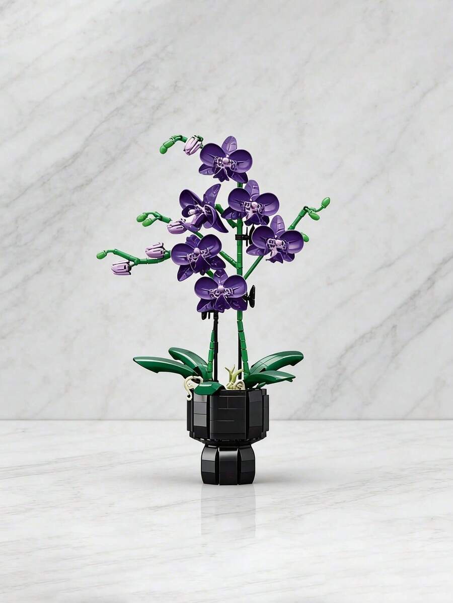 977片花卉主题积木:3D立体拼搭玩具,袋装。造型高度逼真,形状多样,色彩丰富。包含月见草、玫瑰、昙花和雏菊。是花卉爱好者和初学者的理想之选。培养耐心,激发多元兴趣。非常适合办公室装饰、生日礼物和日常馈赠。 - 彩色 - 查看 1