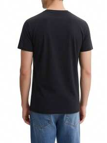 2 Pack Men's T-Shirts Black - 黑色 - 查看 5
