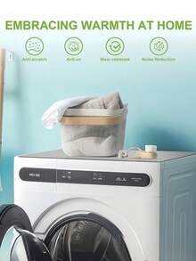 1 pieza Protector de superficie para lavadora y secadora, de tierra de diatomeas, súper absorbente y de secado rápido, color gris | Para hogar/oficina/escuela/viaje/almacenamiento/bolsa - Gris - Ver 6