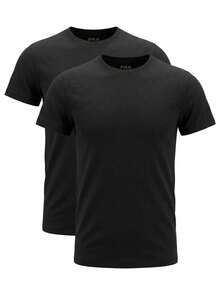 2 Pack Men's T-Shirts Black - 黑色 - 查看 1