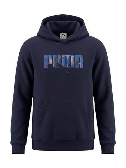 Puma Essentials Men's Hoodies Navy Blue