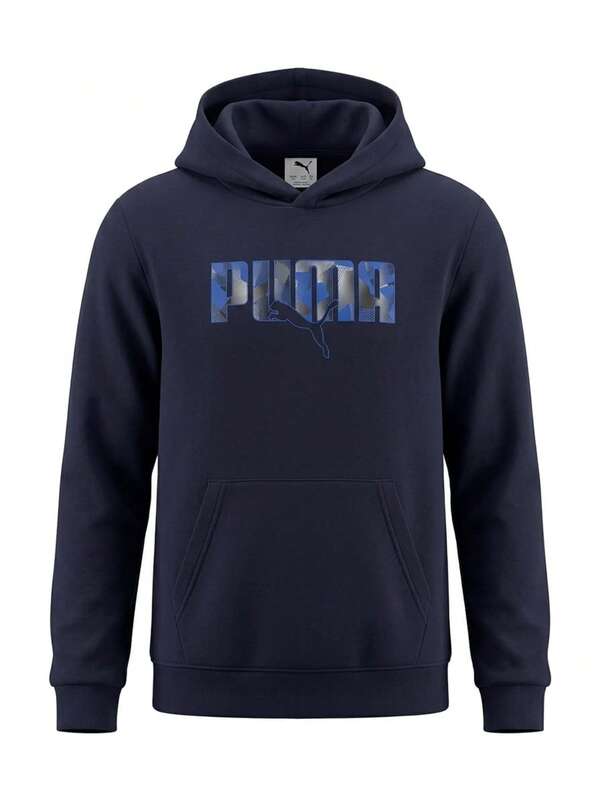 Puma Essentials Men's Hoodies Navy Blue