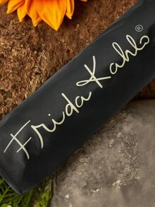 Frida Kahlo X SHEIN 1把印花图案雨伞，UPF 50+ 防紫外线，适合学校、工作、户外活动和日常使用，专为大学生、高中生、男女设计，墨西哥风格，热带花卉、蝴蝶、弗里达·卡罗、复古艺术，展现女性力量。 - 彩色 - 查看 6