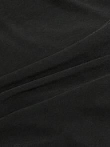 EgrlEra Sexy V-Neck Waisted Elegant Dress For Women - Black - View 7