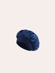 SHEIN 1/2 piezas Gorro de seda para dormir, gorros de satén para el cabello, gorro de dormir de seda con banda elástica suave, envoltura de cabello de seda para cabello rizado, gorros para el cabello para mujeres que duermen, envoltura de cabello de seda, gorro de dormir de seda de banda ancha elástica, suave y transpirable, ideal para preservar los rizos durante la noche, gorros de ducha para todas las estaciones, cómodo para pacientes de quimioterapia (Negro/Polvo) - Rosa - Ver 20