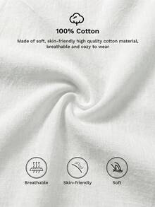 Faunlyn Bộ áo sơ mi và quần thiết kế xếp ly thường ngày. - trắng - Xem 7