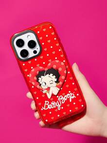 Betty Boop x SHEIN Red Love Polka Dot Phone Case, Suitable For IPhone11-17Pro Max. - Multicolor - View 6