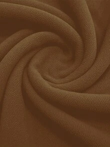 Sweetra Women's Solid Color Straight Leg Wide Leg Pants, Suitable For Commuting Office Dark Brown Autumn Elegant - Mocha Brown - View 5