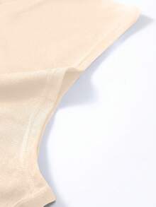 Manfinity RSRT Men's Summer Beach Vacation Tropical Palm Tree & Letter Print Loose Tank Top - Khaki - View 5