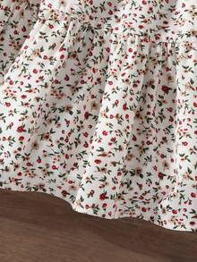 Emery Rose Kids Emery Rose Kids 女童连衣裙，碎花圆领泡泡袖修身休闲A字裙，秋冬新款，适合女童、母女和姐妹穿着。返校季 - 彩色 - 查看 10