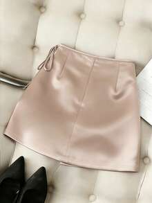 Franclia Elegant Skirts For Women, Casual Skirts For Women, Office Skirts, Women's Workplace Skirts, Women's Satin Skirts, Women's Satin Skirts, Women's Party Skirts, Elegant Party Skirts, Women's Festival Skirts, Women's Spring And Summer Skirts, Women's Commuting Skirts Party Outfits Skirt Skirts Short Women's Skirts Women Skirts Skort Skirts For Women Elegant - Multicolor - View 2