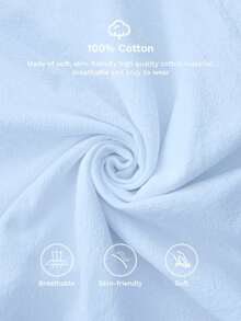 EMERY ROSE Plus Size Women Floral Embroidery Pattern Casual Versatile Daily Wear Shirt - Baby Blue - View 8