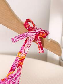 Baby Girl All-Over Print Casual Vacation Romper - Multicolor - View 4