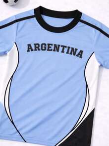 Set 2 piezas deportivo para niño - Azul cielo - Ver 4