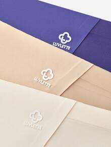 LUVLETTE Plus 3-Pack Seamless No-Show Seamless Comfortable Breathable High-Waist Women Underwear Air Briefs - Multicolor - View 7