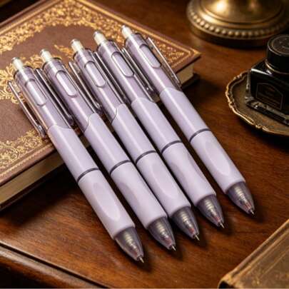 30pcs ST Tip Quick-Dry Retractable Gel Pen, Smooth Writing Black Pen For Students, Ideal For Junior High School Exams & Daily Practice