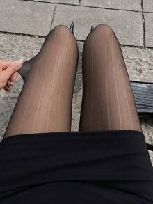 DAZY 女士紧身裤 - 黑色 - 查看 5