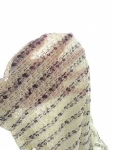 SHEIN VCAY 波西米亚镂空钩针无袖吊带背心，宽松针织休闲百搭度假背心 - 黑色 - 查看 8