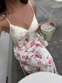 Firerie Vestido elegante y romántico para mujer para citas, fiestas de San Valentín, bodas y eventos festivos - Multicolor - Ver 1