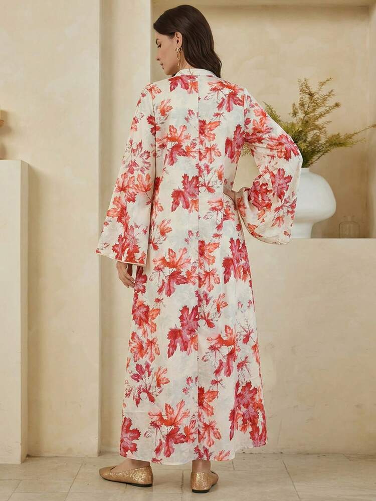 Women's Loose Bohemian Red Dress, Lightweight Commuting Workwear Elegant Casual Dress, Spring & Summer Sun Dresses For Women Vacation Outfits Women