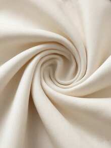 SHEIN Franclia 法式优雅风格白色吊带连衣裙，无袖系腰A字夏季连衣裙，新款娇小修身迷你白色连衣裙，女士款 - 杏色 - 查看 5